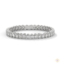 60 CT. Oval Lab Diamond Tennis Bracelet