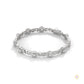 6.70 Ct. Lab Diamond Bracelet Twisted Link