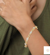 6.70 Ct. Lab Diamond Bracelet Twisted Link