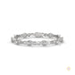 6.70 Ct. Lab Diamond Bracelet Twisted Link