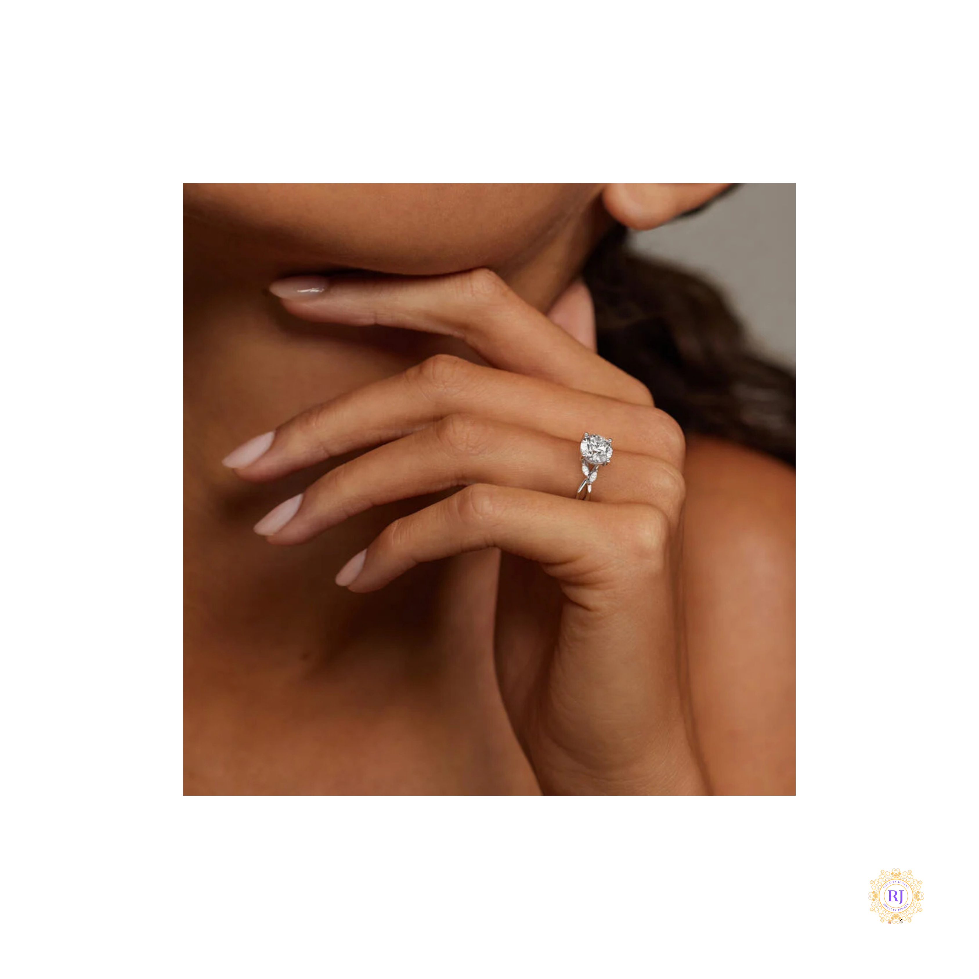 Twisted Band Lab Diamond Ring – Luxury Bridal Jewelry