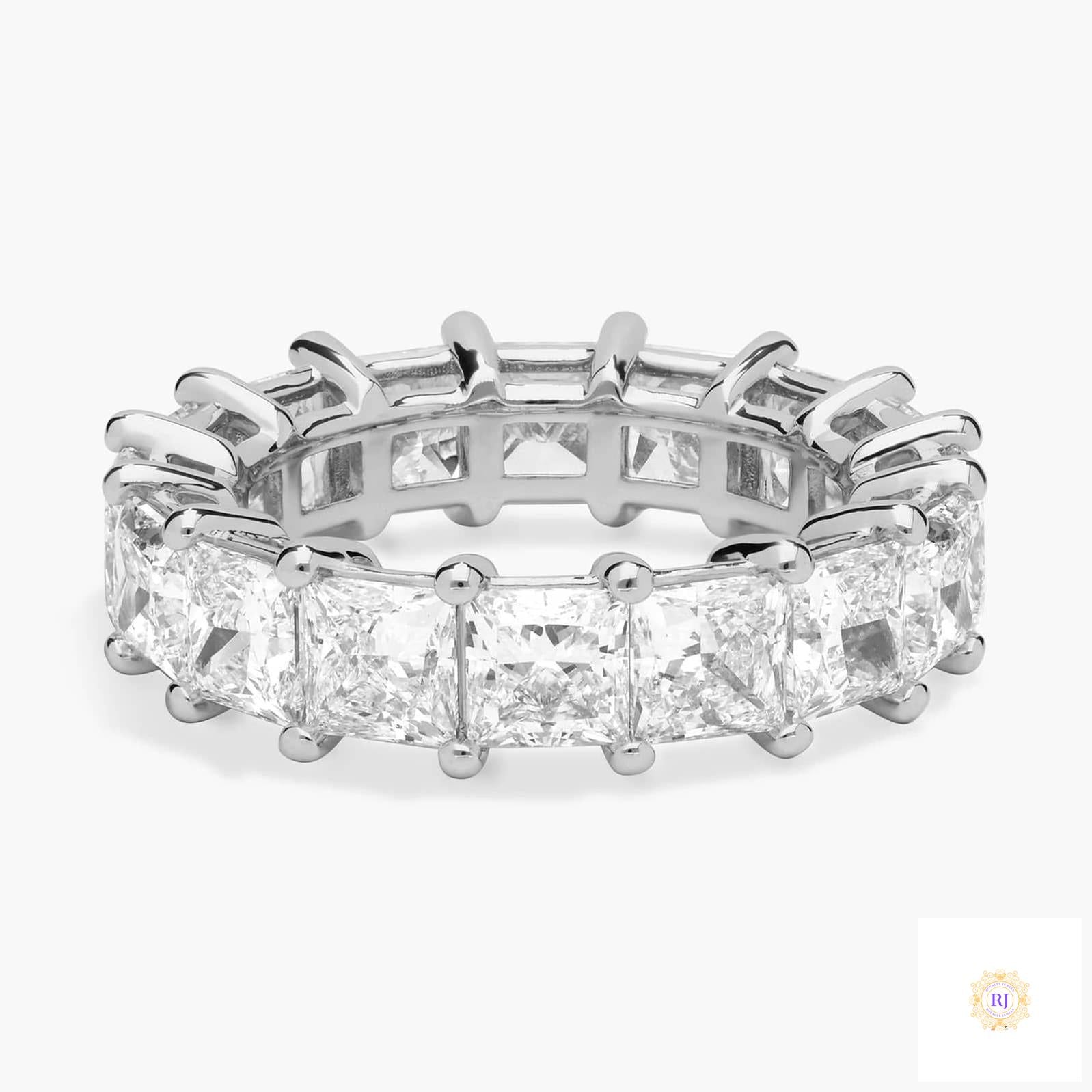 7 Ct. Princess Cut Lab Diamond Eternity Band
