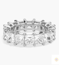 7 Ct. Princess Cut Lab Diamond Eternity Band