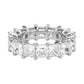 7 Ct. Princess Cut Lab Diamond Eternity Band