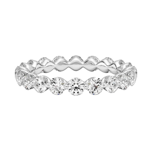 Floating Lab Diamond Eternity Band