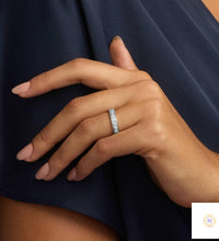 Channel-Set Lab Diamond Eternity Band