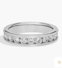 Channel-Set Lab Diamond Eternity Band