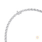 East-West Oval Diamond Tennis Necklace