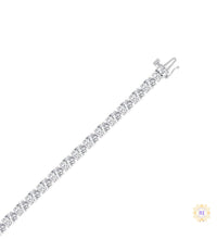 East-West Oval Diamond Tennis Necklace