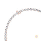 East-West Oval Diamond Tennis Necklace
