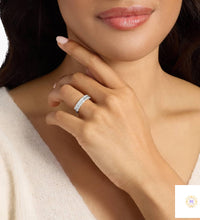 Emerald-Cut Lab Diamond Eternity Band