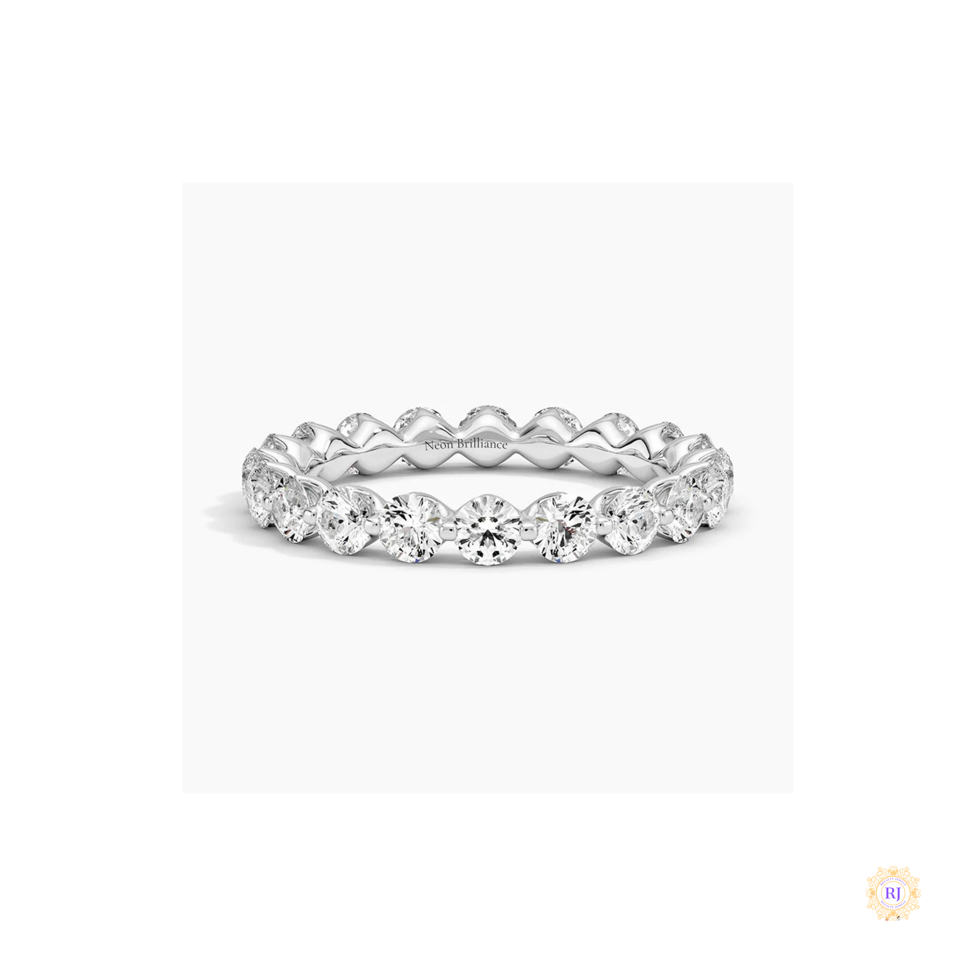 Floating Lab Diamond Eternity Band