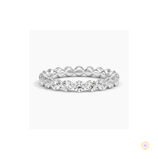 Floating Lab Diamond Eternity Band