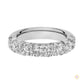 Round Lab Diamond Anniversary Band Ring