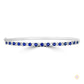 Sapphire & Diamond Bangle Bracelet