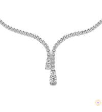 Waterfalls Halfway Diamond Necklace