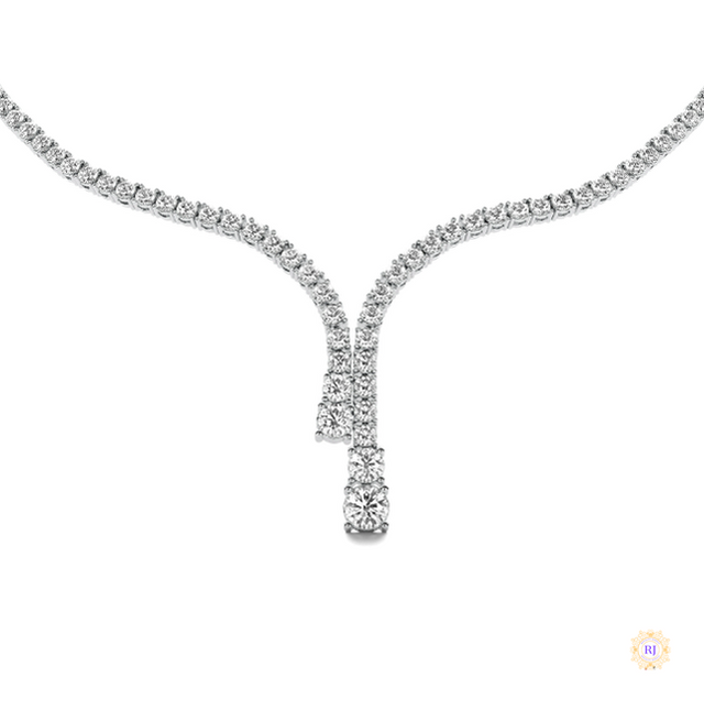 Waterfalls Halfway Diamond Necklace