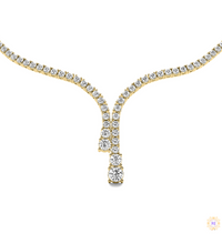 Waterfalls Halfway Diamond Necklace