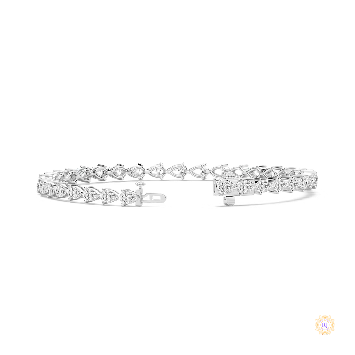5 CT. Pear Lab Diamond Tennis Bracelet